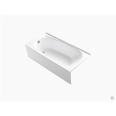 Performa™ Series 7104, 60" x 29" Bath - Left-hand Drain  için görüntü