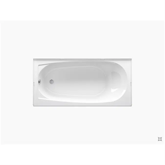 Performa™ Series 7104, 60" x 29" Bath - Left-hand Drain 