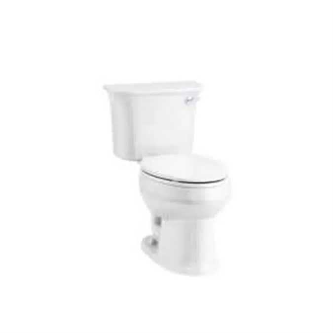 BIM objects - Free download! Stinson® 12 Rough-In Elongated Toilet with ...