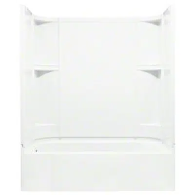 Image for Accord® Series 7124, 60" x 30" x 72" Smooth Bath/Shower - Left-Hand Drain