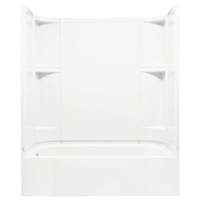 Image for Accord® Series 7124, 60" x 30" x 72" Smooth Bath/Shower - Left-Hand Drain