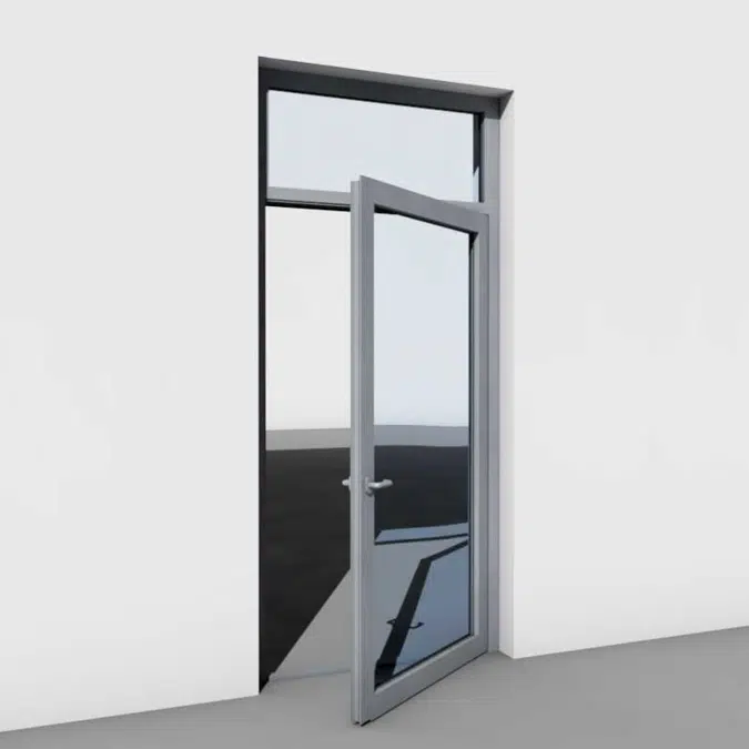 AZ-45 Single-leaf door with transom