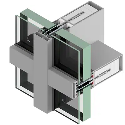 Image for AF-50EI60 MULLION-TRANSOM CURTAIN WALL