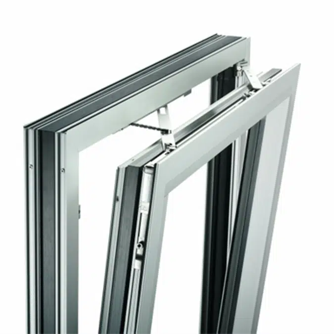 2-sash rectangular turn-tilt element with drive