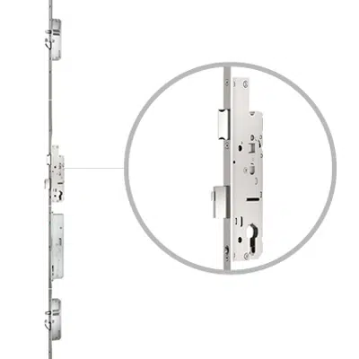 kuva kohteelle 2-sash front door with Genius and panic function, drive on active sashes