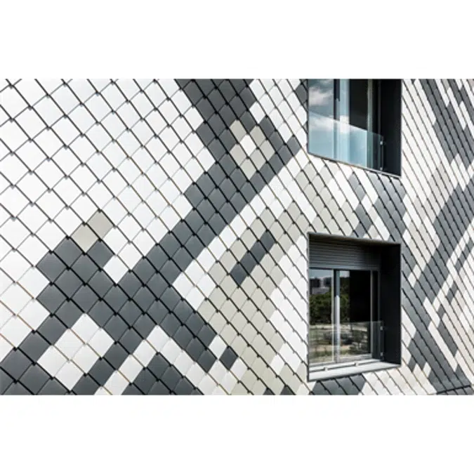 Rhomboid Facade Tile 20 × 20