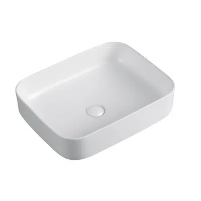 COTTO RECTANGLE ABOVE COUNTER BASIN Matt White C00126MWH图像