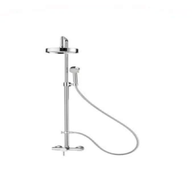 COTTO Exposed shower mixer faucet RAIN SHOWER CT2047WS