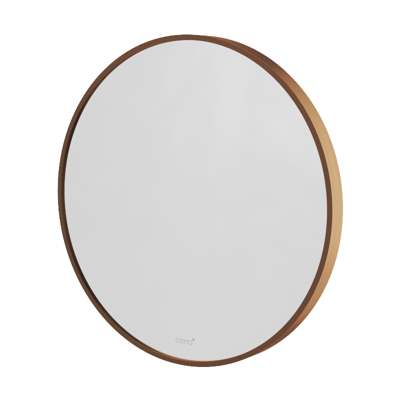 Image for COTTO Circle Shape Mirror with Metal Frame MF010GD