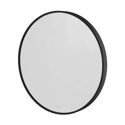 Image for COTTO Circle Shape Mirror with Metal Frame MF010BK