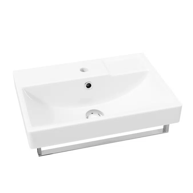 BIM objects - Free download! COTTO Wall Hung Basin Pose Series SC00637 ...