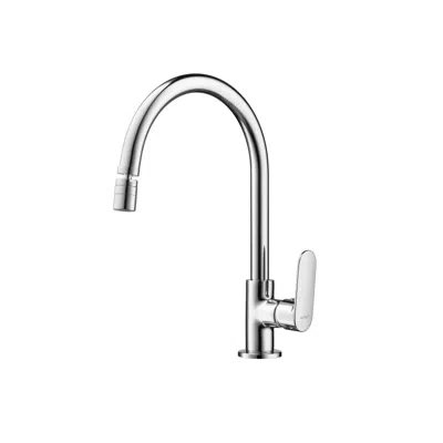 COTTO LEVER HANDLE KITCHEN FAU.W.2 FUNCTIONS Chrome CT1255A(HM)图像