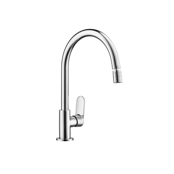 COTTO LEVER HANDLE KITCHEN FAU.W.2 FUNCTIONS Chrome CT1255A(HM)