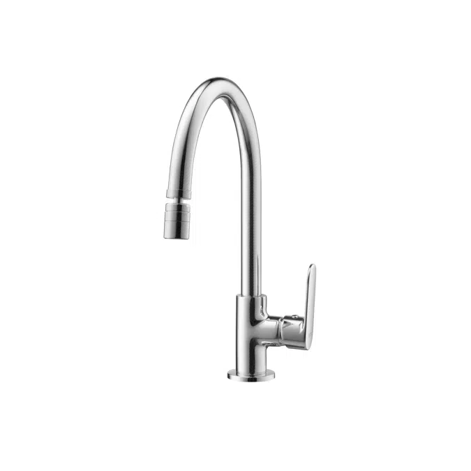 COTTO LEVER HANDLE KITCHEN FAU.W.2 FUNCTIONS Chrome CT1255A(HM)