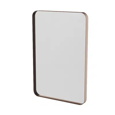 画像 COTTO Square Shape Mirror with Metal Frame MF011CH