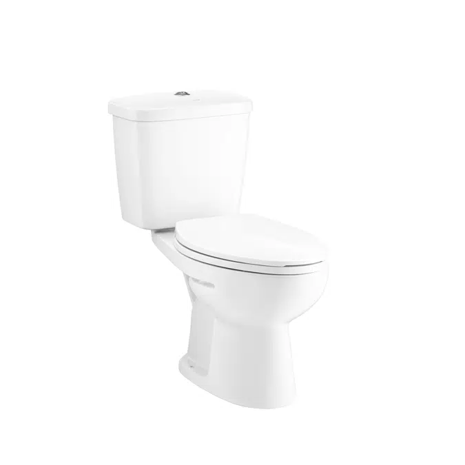 COTTO Toilet Two Piece S-Trap Brooke C13446