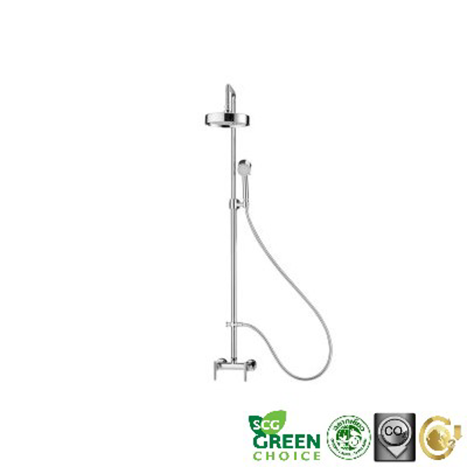 COTTO Exposed shower mixer faucet Classic CT276C20WS