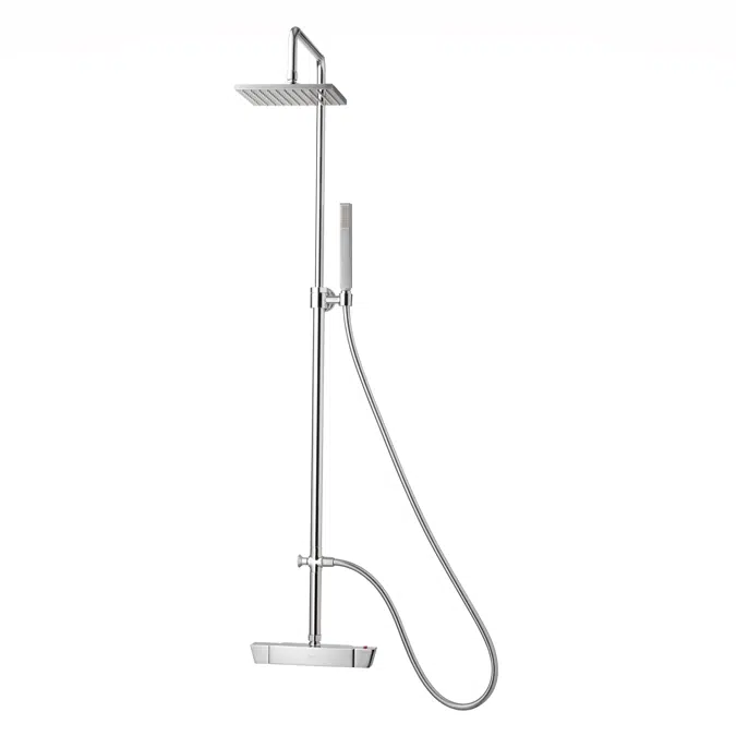 COTTO Exposed shower mixer faucet SQUARE  CT2085W