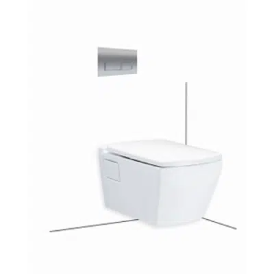 Image pour COTTO Wall hung toilet Tetragon SC19877(F)