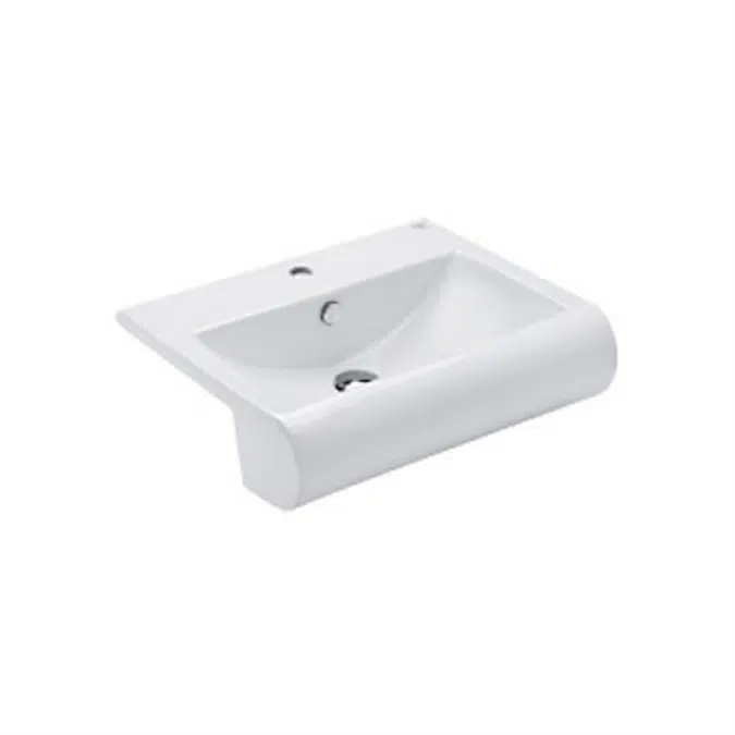 COTTO Semi recessed basin Riviera C02237