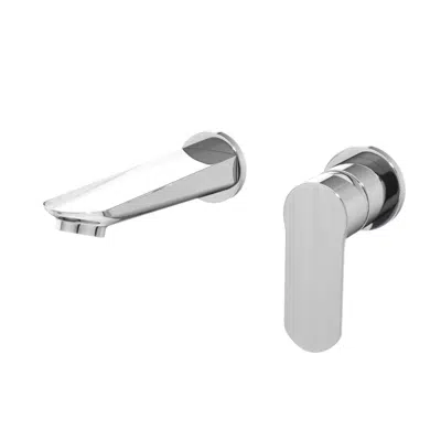 изображение для COTTO Lever Handle Basin Mixer Faucet Wall-Mounted Waltz Series CT2407A