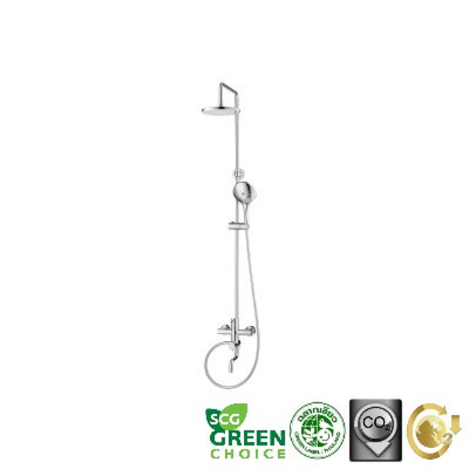 COTTO Exposed shower mixer faucet SHOWER SYSTEM CT5101W