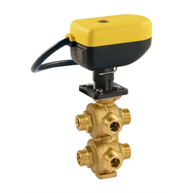 6-WAY BRASS MOTORISED VALVE SINTESI SMART