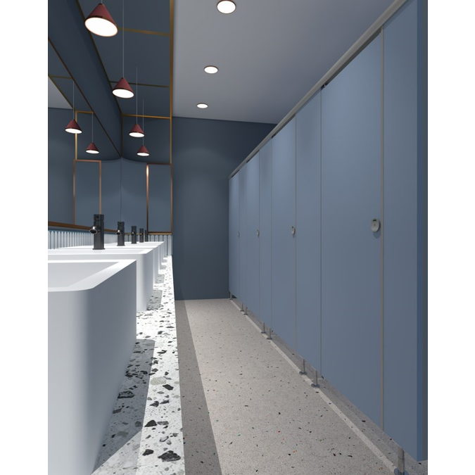 BIM objects Free download! DOLPHIN Toilet Partitions LFF25SG BIMobject