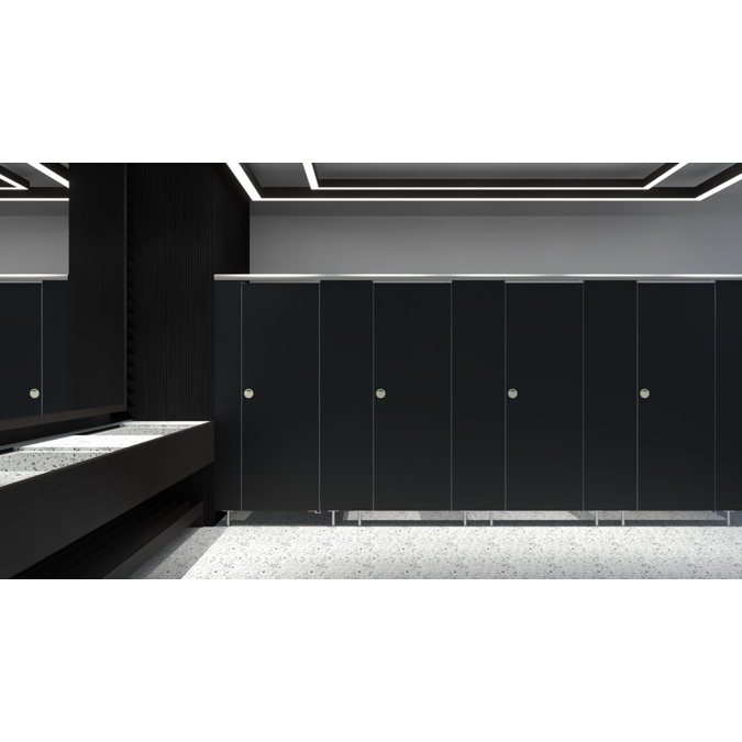 BIM objects Free download! DOLPHIN Toilet Partitions LFF25Alu BIMobject