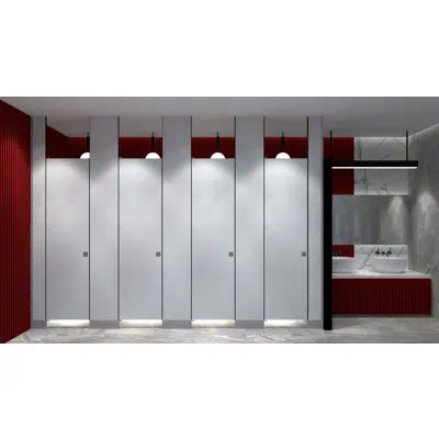 obraz dla DOLPHIN Toilet Partitions LFF30Cube+