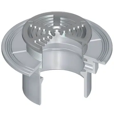 Image for LabWaste® Stainless Steel Grate with Membrane Collar