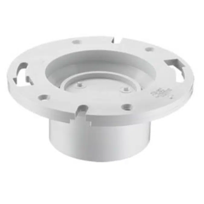 DWV PVC Closet Flange with Knockout