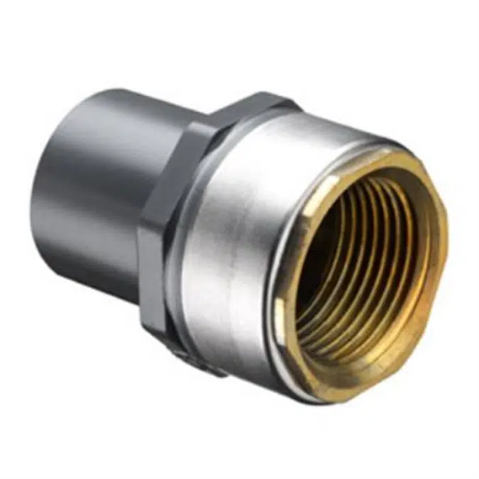 SCH80 CPVC/PVC Female Spigot Adapter (Spig x BR Fpt)