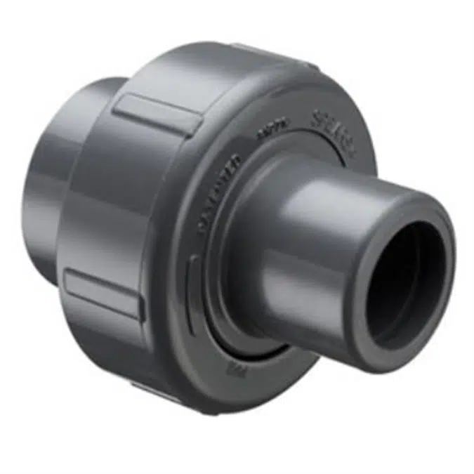 SCH80 CPVC/PVC Union 2000 (Soc x Spig) w/ FKM O-ring