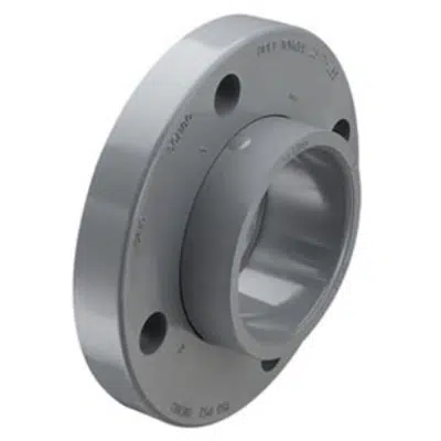 Image for SCH80 CPVC/PVC Vanstone Flange w/ Solid Ring (Soc)