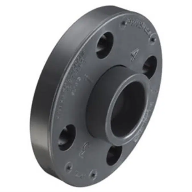 SCH80 CPVC/PVC Vanstone Flange w/ Solid Ring (Soc)