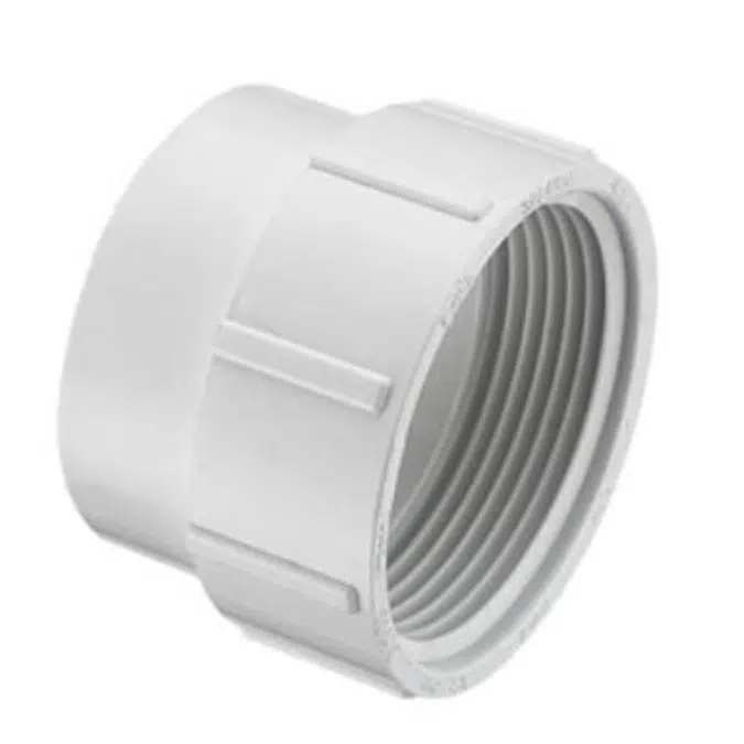 DWV PVC Fitting Cleanout Adapter