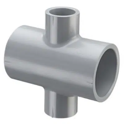 Image for SCH80 CPVC/PVC Cross - Reducing (Soc) - Fabricated