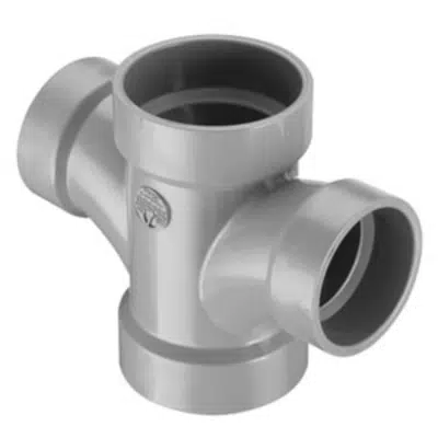 Image for OceanTUFF™ Double Sanitary Tee, Reducing - Fabricated