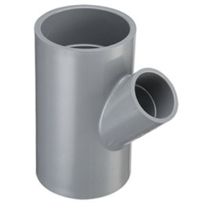 BIM objects - Free download! SCH80 CPVC/PVC Wye - Reducing (Soc x Soc x ...
