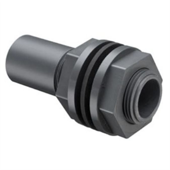 BIM objects Free download! SCH80 CPVC/PVC Tank Adapter Long (Spig