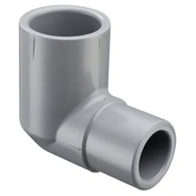kuva kohteelle SCH80 CPVC/PVC 90° Street Ell (Spig x Soc)