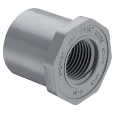 afbeelding voor SCH80 CPVC/PVC Bushing - Reducing (Spig x Fpt)