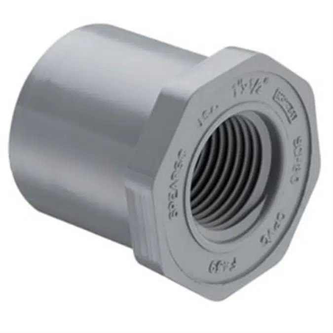 SCH80 CPVC/PVC Bushing - Reducing (Spig x Fpt)