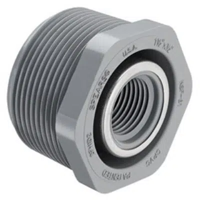 Image for SCH80 CPVC/PVC Bushing - Reducing (Mpt x SR Fpt)