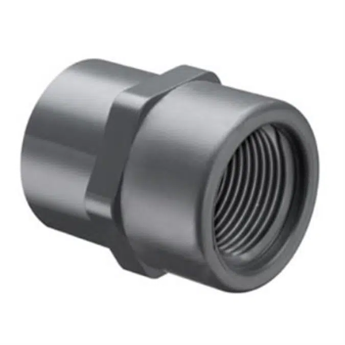 SCH80 CPVC/PVC Female Adapter - Encapsulated (Soc x SR Fpt)