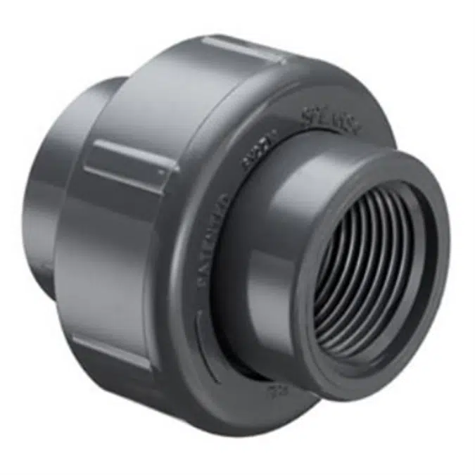 SCH80 CPVC/PVC Union 2000 (Fpt) w/ EPDM O-ring - 8098