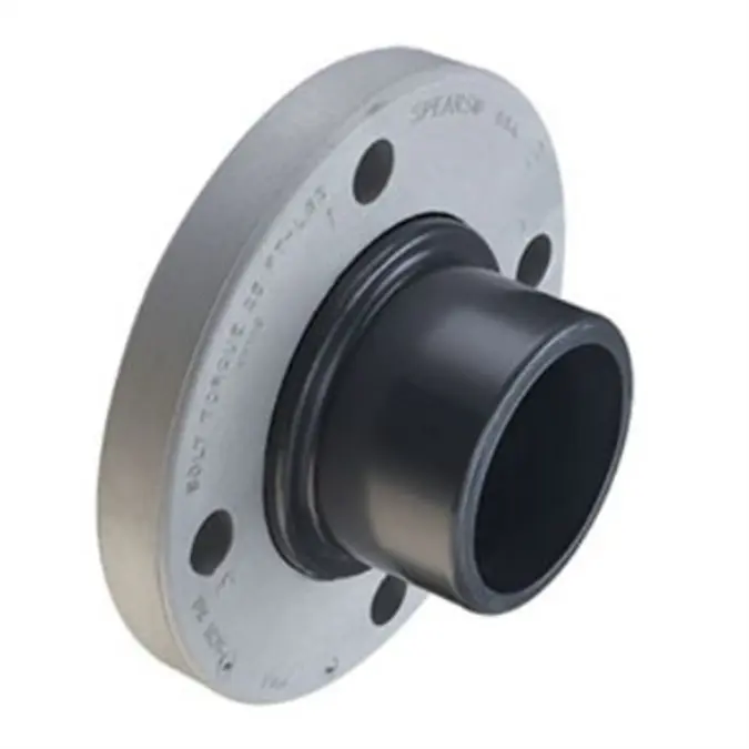 BIM objects - Free download! SCH80 CPVC/PVC Vanstone Flange w/ Plastic ...
