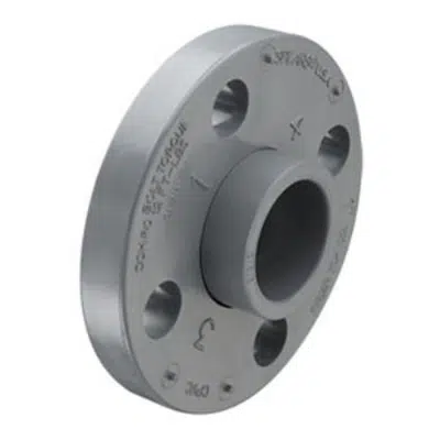 Image for SCH80 CPVC/PVC Vanstone Flange w/ CPVC/PVC Ring (Soc)