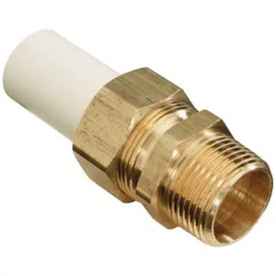 Image for EverTUFF® CTS CPVC Transition Union - Brass Male Thread 